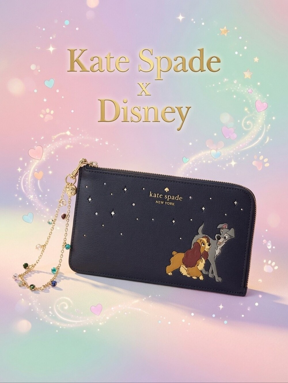 Kate Spade x Disney Lady and the Tramp Wristlet